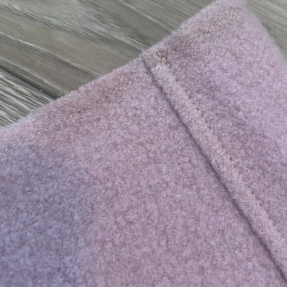 J. Crew Size 14 Pea Lilac Purple Italian Boiled Wool Coat Daphne Trench - Picture 11 of 11